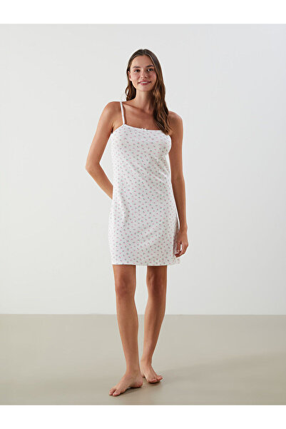 LC Waikiki Özmarka Новий сезон Жіноча нічна сорочка з квадратним коміром і кв...