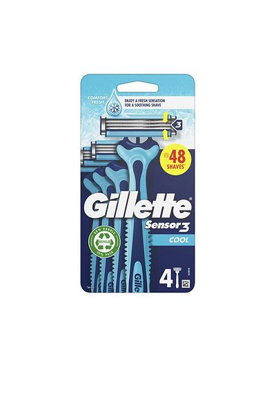 Gillette Set Lama de ras de unica folosinta Gillette SENSOR3 COOL 4 buc
