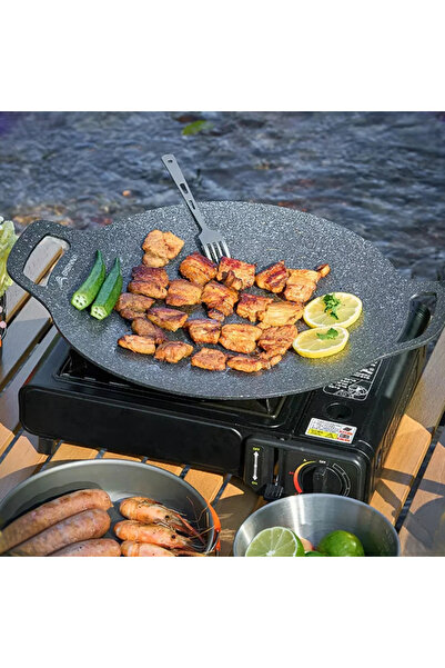 zola Aragaz portabil 2 in 1 camping,2500W,cartus/butelie,aprindere automata,valiza,34x28x11 cm, negru