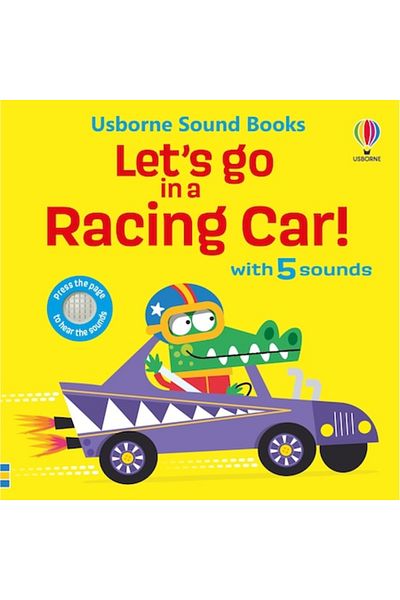 Usborne Let's Go in a Racing Car!