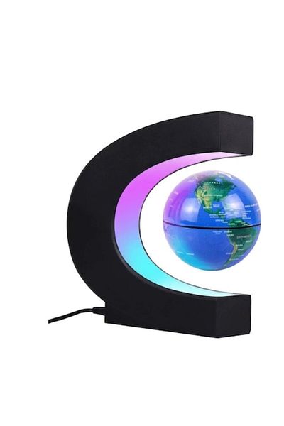 stuffix Glob pamantesc Stuffix®, plutitor care leviteaza, cu suport magnetic luminat colorat