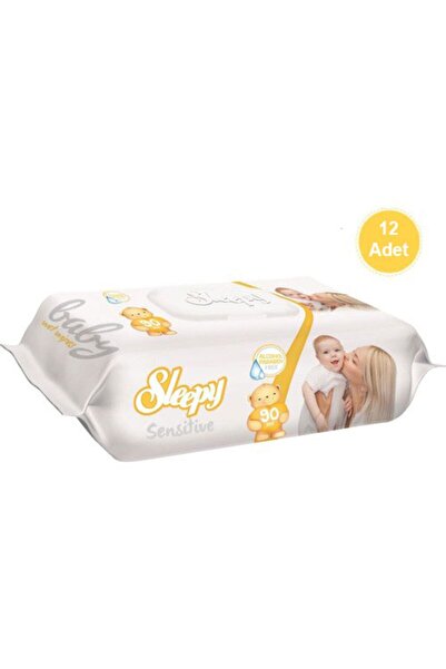 Sleepy Sensitive Wet Wipes 12x90 Pieces