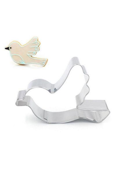 Nar kalıp Narcissus Bird Shaped Cookie Mold Stainless Steel