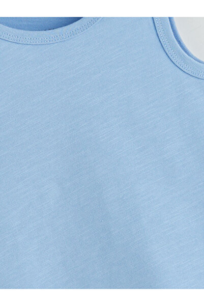 LC Waikiki Ekru Bisiklet Yaka Erkek Bebek Atlet 3'lü