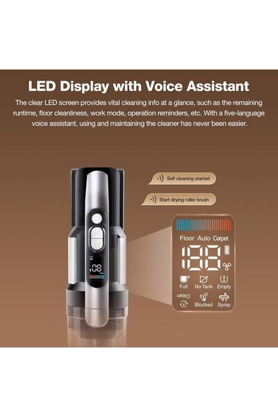 Jimmy PW11 Pro Wet & Dry Vacuum Cleaner, 460W, Cordless, Double Brush Roller