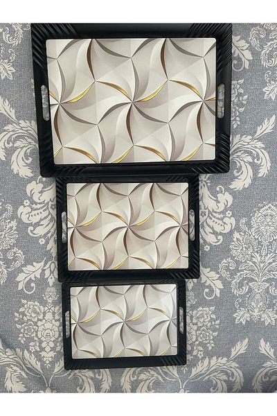 Voltbox 3-Piece Tray Set - Tea Trays - Presentation Trays - Treat Trays
