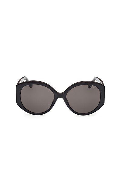 Guess Women's Round Sunglasses - GU7917 01A - Lens Size: 56 mm