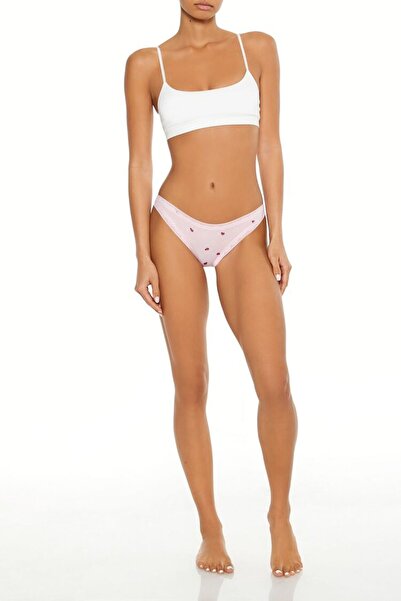 Forever 21 Dantel Kenarlı Desenli Külot