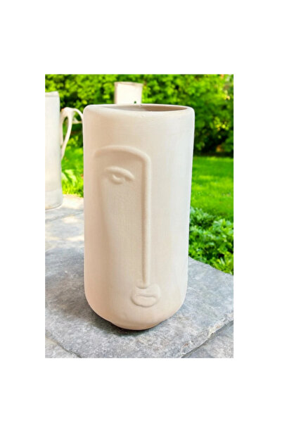 BAYRAMPASAHOBİM Ham Seramik Yeni Nordic Uzun Yüzlü Vazo