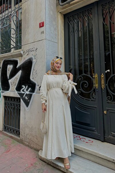 lurex moda Prenses Model Keten Elbise