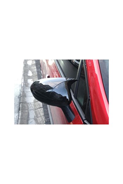 ideal STORE Σετ 2 Καλύμματα Καθρέπτη τύπου idealSTORE BATMAN για Renault Clio V 2019->, Χρώμα Piano Black