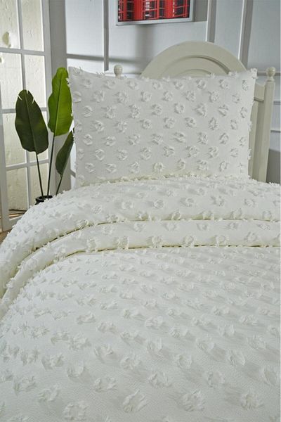 HUZUR ÇEYİZ Vera 2 Piece Single Pique Set