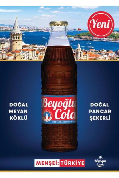 Beyoğlu Kola 250 ml Cam şişe 24 Adet