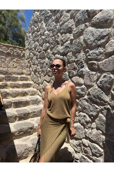 sinemkivanc co Sim Textured Straped Bluz