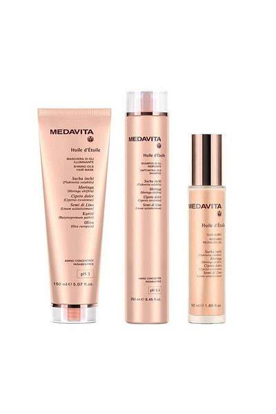 MEDAVITA È˜ampon strÄƒlucire cu uleiuri naturale Huile -250 ml