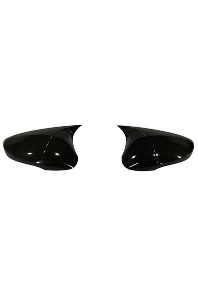ideal STORE Set 2 Capace Oglinzi tip BATMAN idealSTORE pentru Hyundai i30, Elantra, Accent Blue, culoare Piano B