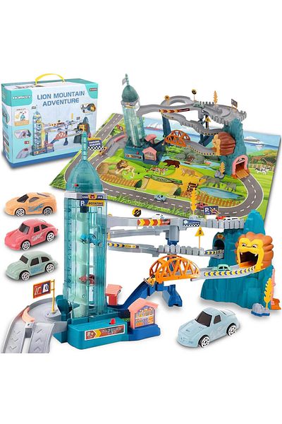 ideal STORE Ideal STORE Lion Adventures Playset, interactive obstacle course, tower with automatic lift, incl.