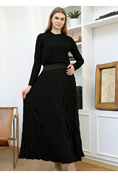 Gazella 793 BELİ LASTİKLİ KABARTMA DESENLİ ASTARLI SPOR ETEK