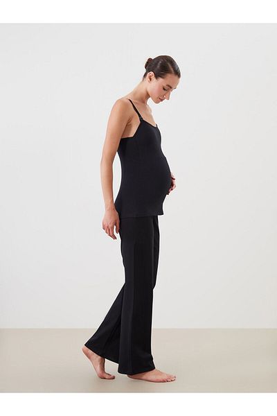 LC Waikiki Pantaloni de pijama de maternitate cu panouri elastice în talie