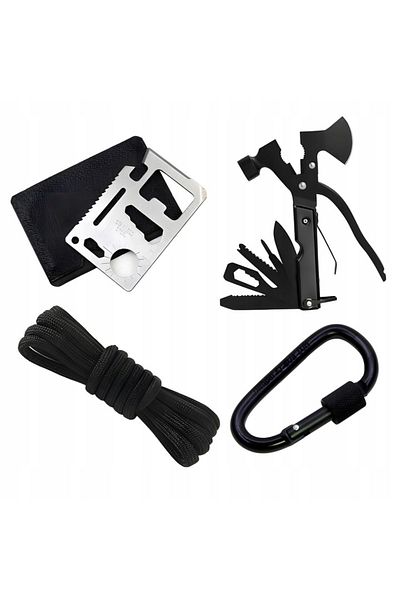 zola 92 in 1 survival kit with backpack, first aid kit, fishing, fire, tools, camping/hiking