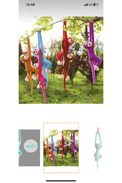 Toys Maymun sesli peluş