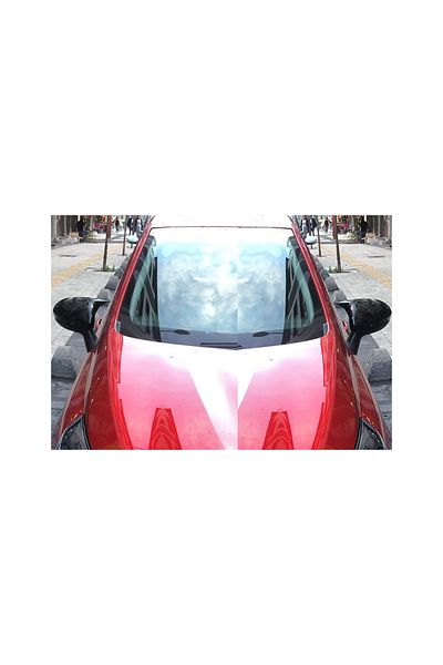 ideal STORE Set of 2 idealSTORE BATMAN type Mirror Covers for Renault Clio V 2019->, Piano Black color
