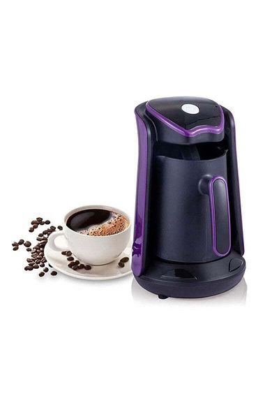 divendi-ro Electric Coffee or Tea Pot, 600W, 300ml, Black with Purple or Bleu - Purple
