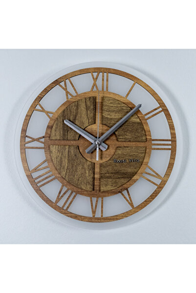 Rossi vita 30 Cm Sessiz Mekanizmalı Modern Duvar Saati – Quadria Modeli