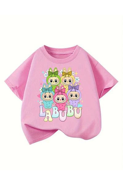 Touz Moda Μπλουζάκι Labubu Kids Design Unisex Oversize
