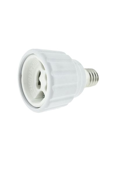 OEM Adaptor pentru bec de la soclu E14 la GU10, FL-95983, alb