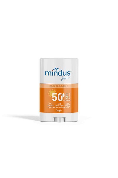 mindus High Protection New Generation Waterproof Sun Stick Sunscreen with Filter 50+ Spf 20 g