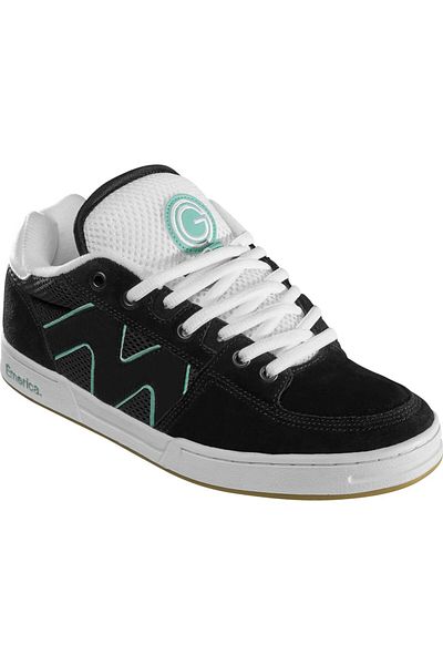 Emerica Og 1 Blk Wht Grn Pantofi