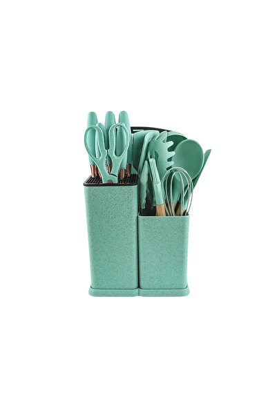 OEM 19-piece kitchen utensil set, Green