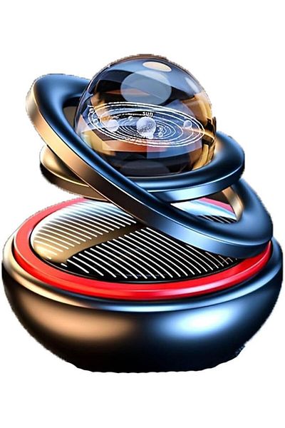 SMARTECH Auto or Room Fragrance Diffuser, Rotating Planet Globe, Galaxy Design, Black