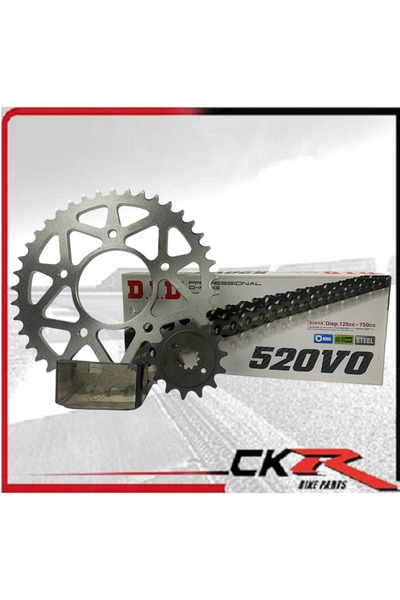 DID SET CF MOTO 250 SR UYUMLU ZİNCİR DİŞLİ SETİ DİD+CHOHO ORİNGLİ
