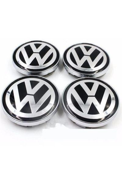 Volkswagen Set de 4 capace de roată 60 mm Volkswagen Passat/Golf/CC pentru jante din aliaj