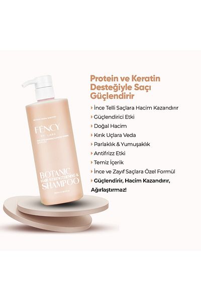 fency By Lara Botanical Hair Strengthening & Volumizing Shampoo