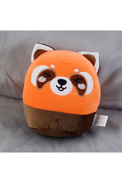 Puckator Plush Toy, Premium Velboa Material, Soft, Red Panda, Adoramals Wild, Squidglys Collection