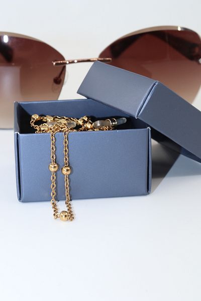 KEEBA Steel Gold Color. Glasses Chain. Special Design Steel. The Rope of the Glasses. Eyeglasses Strap. Unisex