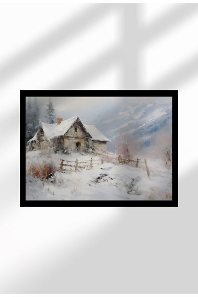 21mxm Imprimeu digital pe pânză, peisaje rurale și naturale, decor rustic pentru perete