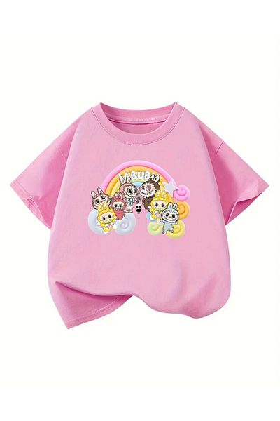 Touz Moda Μπλουζάκι Labubu Kids Design Unisex Oversize