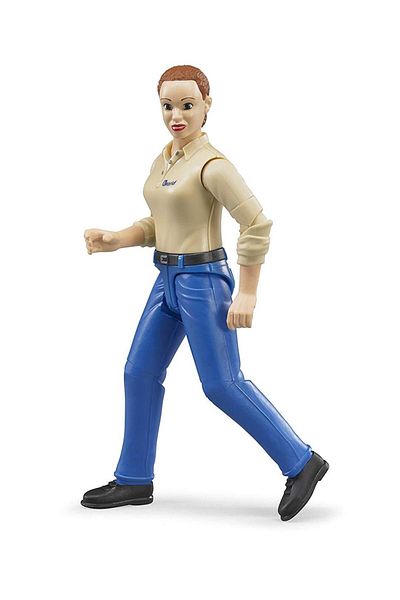 Bruder Figurina femeie cu camasa bej, Bruder 60408 bworld