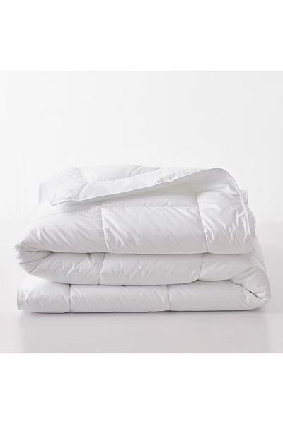 RAHALIFE HOME SOLUTION Soft Solid King Size Duvet – 220x240cm, White Microfiber Comforter for All Seasons