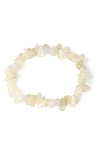 animis beauty Moonstone Bracelet, 6-8 mm chip stones, semi-precious crystals, unisex