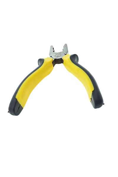 OEM Universal patent pliers, FS-12672, with insulated handle, tip width 10mm, yellow with black