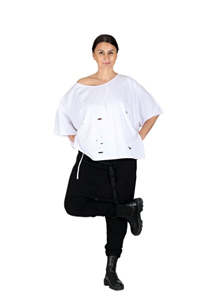 İnsa Fashion Şık ve Rahat Bohem Siyah Şalvar Pantolon