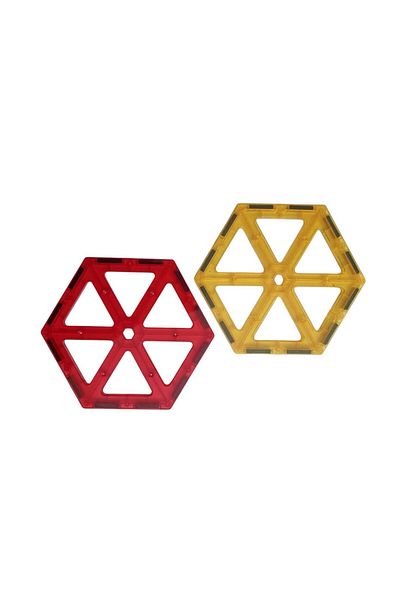 Magblock Magnetic Hexagon Track - Multi-Purpose - Compatible with All Brands of Magnetic Toys.