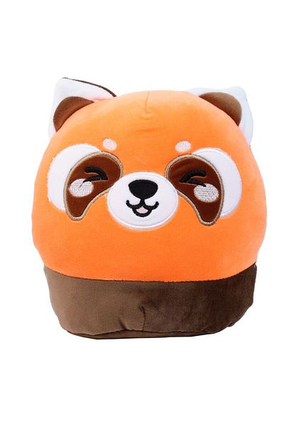 Puckator Plush Toy, Premium Velboa Material, Soft, Red Panda, Adoramals Wild, Squidglys Collection