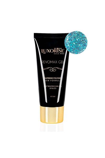 LUXORISE Polygel REVOMAX GEL LUXORISE Turquoise Dream, 15ml