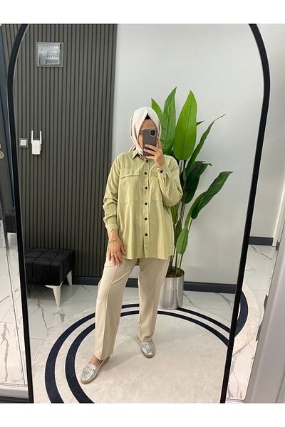 Puane Women's Hijab Cotton Shirt